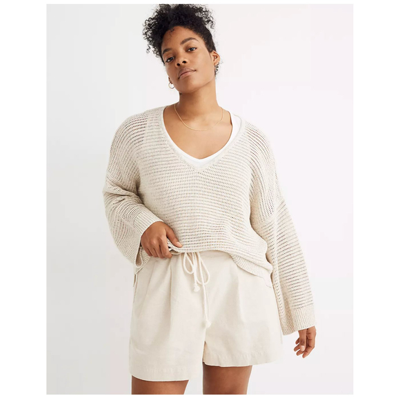 Madewell Sweaters - Madewell Rainbow Marled Seville Pullover Sweater Size Medium
